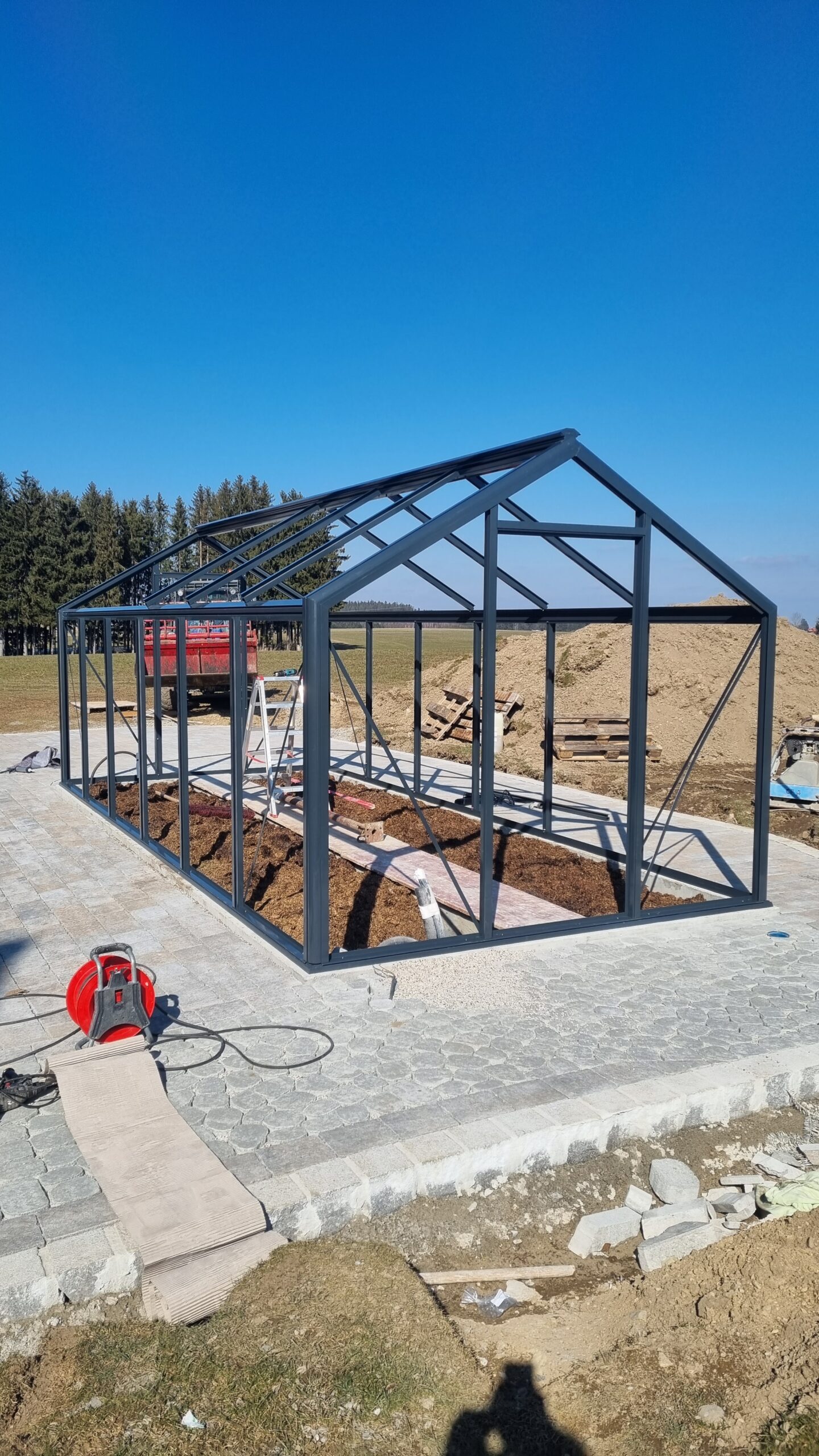 Beckmann Gewächshäuser Aufbau in Wangen (Allgäu)