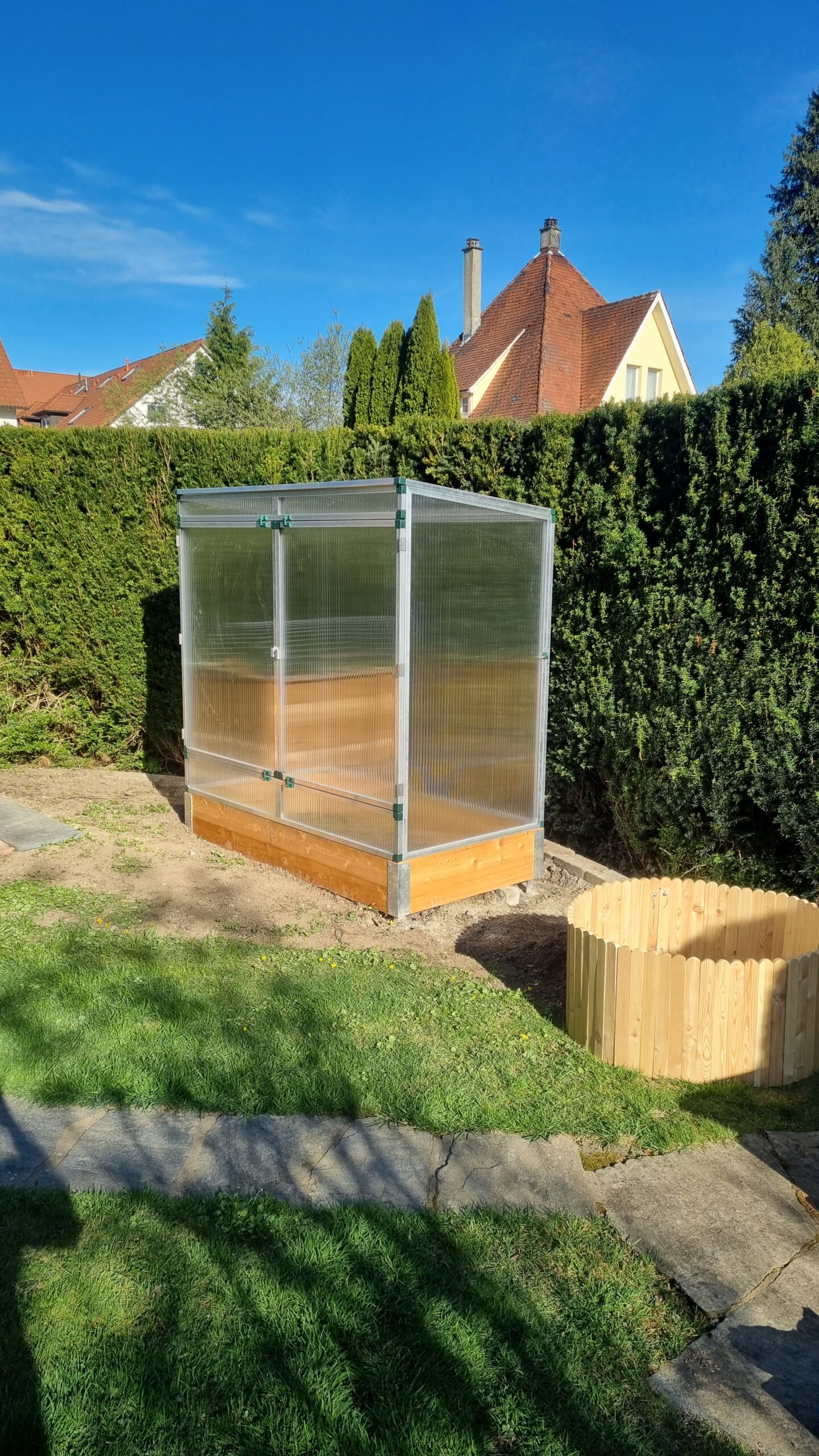 Beckmann Gewächshäuser Aufbau in Wangen (Allgäu)