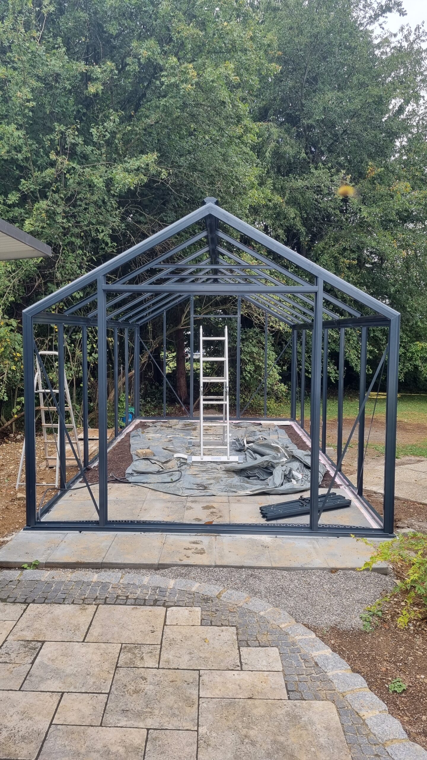 Beckmann Gewächshäuser Aufbau in Wangen (Allgäu)