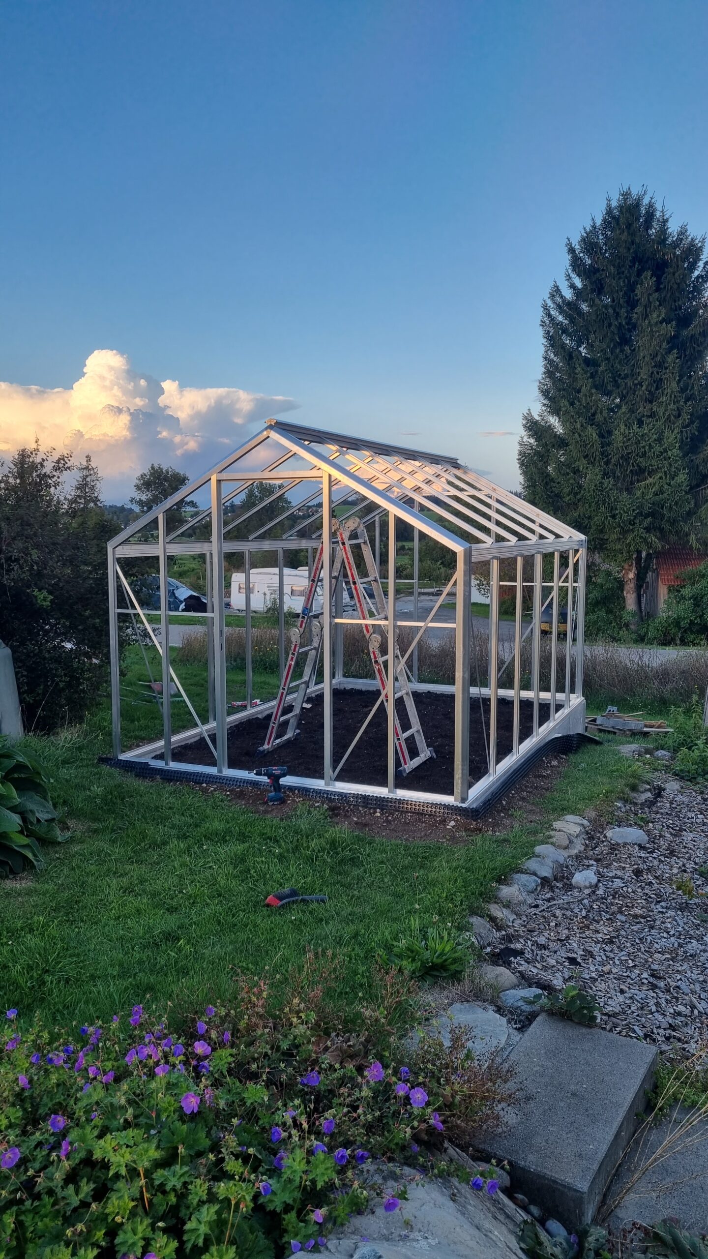 Beckmann Gewächshäuser Aufbau in Wangen (Allgäu)