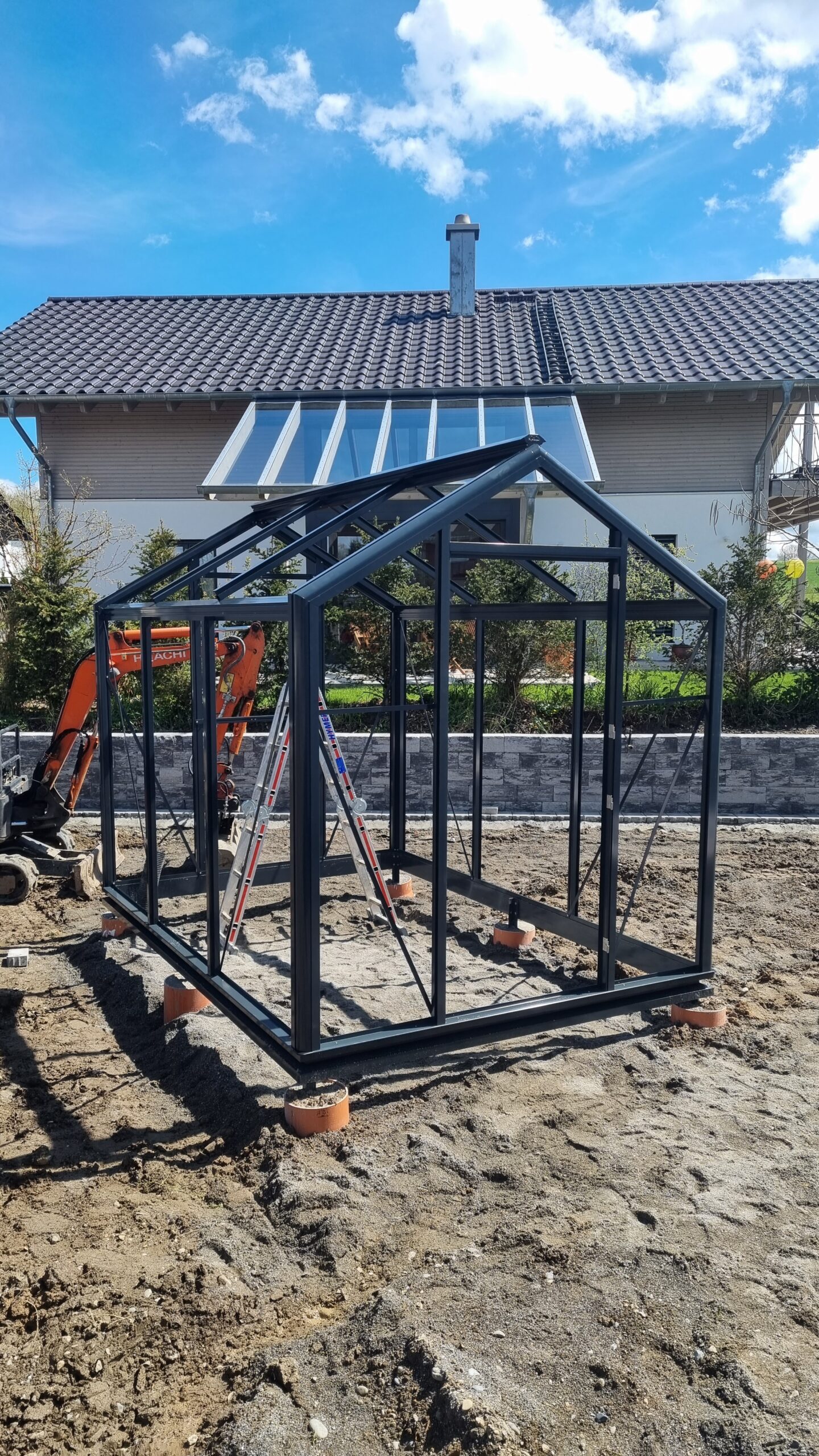 Beckmann Gewächshäuser Aufbau in Wangen (Allgäu)